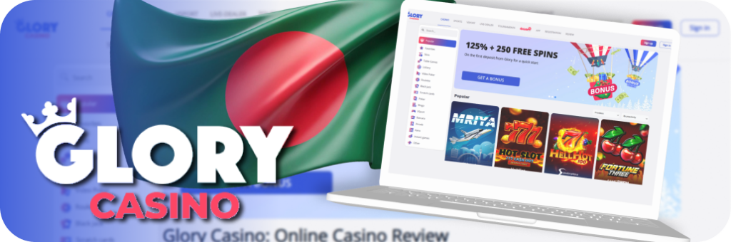 Spin your way to big wins with 250 free spins at Glory Casino BD!
